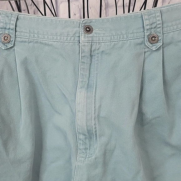 LIZSPORT Blue Women's‎ Pleated Shorts Size 16 - Picture 2 of 8